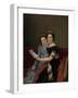 Portrait of the Sisters Zénaïde and Charlotte Bonaparte, 1821-Jacques Louis David-Framed Giclee Print