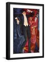 Portrait of the Stage Producer Vsevolod Meyerhold, 1916-Boris Grigor'yev-Framed Giclee Print