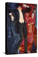 Portrait of the Stage Producer Vsevolod Meyerhold, 1916-Boris Grigor'yev-Stretched Canvas