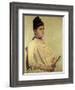 Portrait of the Step Daughter, 1889-Giovanni Fattori-Framed Giclee Print