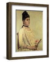 Portrait of the Step Daughter, 1889-Giovanni Fattori-Framed Giclee Print