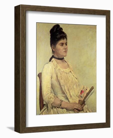 Portrait of the Step Daughter, 1889-Giovanni Fattori-Framed Giclee Print