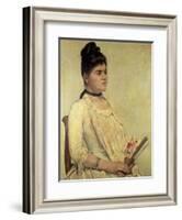 Portrait of the Step Daughter, 1889-Giovanni Fattori-Framed Giclee Print