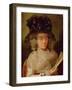 Portrait of the Thought to Be Duchess of Benaventa,-Francisco Jose de (attr to) Goya y Lucientes-Framed Giclee Print