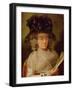 Portrait of the Thought to Be Duchess of Benaventa,-Francisco Jose de (attr to) Goya y Lucientes-Framed Giclee Print