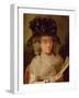 Portrait of the Thought to Be Duchess of Benaventa,-Francisco Jose de (attr to) Goya y Lucientes-Framed Giclee Print