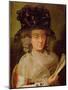 Portrait of the Thought to Be Duchess of Benaventa,-Francisco Jose de (attr to) Goya y Lucientes-Mounted Giclee Print