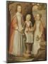 Portrait of the Three Children of George Preston of Holker, 1650-Gerrit van Honthorst-Mounted Giclee Print