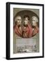 Portrait of the Three Consuls of the Republic and Barthelemy 2nd August 1802-Jean Duplessi-Bertaux-Framed Giclee Print