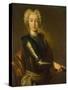 Portrait of the Tsar Peter II of Russia (1715-173), 18th Century-null-Stretched Canvas