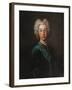 Portrait of the Tsar Peter II of Russia (1715-173), End 1720S-Johann Paul Luedden-Framed Giclee Print