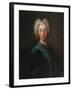 Portrait of the Tsar Peter II of Russia (1715-173), End 1720S-Johann Paul Luedden-Framed Giclee Print