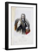 Portrait of the Tsar Peter II of Russia (1715-173)-Pyotr Fyodorovich Borel-Framed Giclee Print