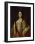 Portrait of the Tsesarevna Anna Petrovna of Russia, the Daughter of Emperor Peter I of Russia, 1725-Louis Caravaque-Framed Giclee Print