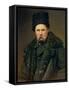 Portrait of the Ukranian Author Taras Grigorievich Shevchenko (1814-61), 1871-Ivan Nikolaevich Kramskoy-Framed Stretched Canvas