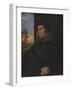 Portrait of the Venetian Painter Giovanni Bellini?, 1511-12-Titian (Tiziano Vecelli)-Framed Giclee Print