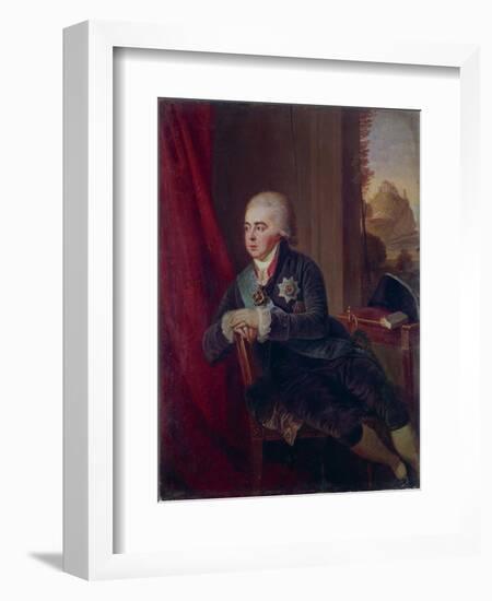 Portrait of the Vice-Chancellor Prince Alexander Kurakin (1752-181), 1801-Ludwig Guttenbrunn-Framed Giclee Print