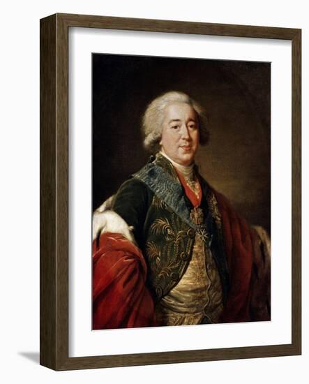 Portrait of the Vice-Chancellor Prince Alexander Kurakin, 1797-Elisabeth Louise Vigee-LeBrun-Framed Giclee Print