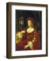 Portrait of the Vicereine of Naples, Isabel De Cardona De Requesens-Raffael School-Framed Giclee Print