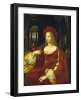 Portrait of the Vicereine of Naples, Isabel De Cardona De Requesens-Raffael School-Framed Giclee Print
