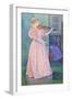 Portrait of the Violinist Irma Sethe, 1894 (Oil on Canvas)-Theo Van Rysselberghe-Framed Giclee Print