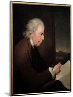 Portrait of the Watchmaker, Geologist and Physicist John Whitehurst (1713-1788) Painting by Joseph-Joseph Wright of Derby-Mounted Giclee Print