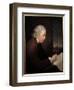 Portrait of the Watchmaker, Geologist and Physicist John Whitehurst (1713-1788) Painting by Joseph-Joseph Wright of Derby-Framed Giclee Print