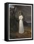Portrait of the Widow Comtesse Jean-Henri-Louis Greffulhe in a Landscape, 1825 (Oil on Canvas)-Emile Jean Horace Vernet-Framed Stretched Canvas