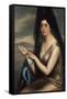 PORTRAIT OF THE WIDOW OF AVILES. Location: PRIVATE COLLECTION, CORDOBA, SPAIN-JULIO ROMERO DE TORRES-Framed Stretched Canvas