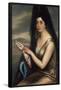 PORTRAIT OF THE WIDOW OF AVILES. Location: PRIVATE COLLECTION, CORDOBA, SPAIN-JULIO ROMERO DE TORRES-Framed Poster