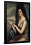 PORTRAIT OF THE WIDOW OF AVILES. Location: PRIVATE COLLECTION, CORDOBA, SPAIN-JULIO ROMERO DE TORRES-Framed Poster