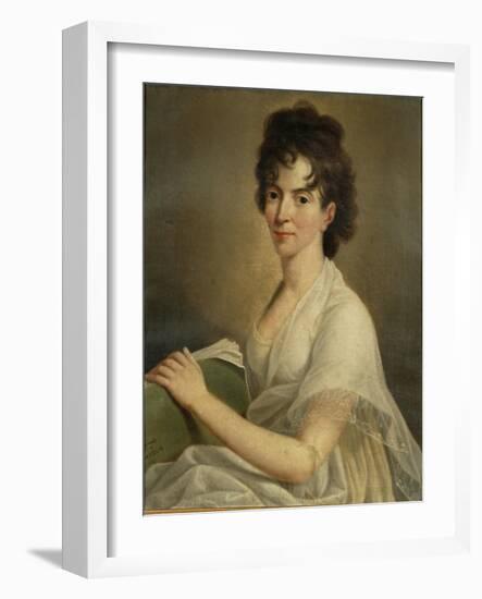 Portrait of the Widowed Constanze Mozart, 1802-Hans Hansen-Framed Giclee Print