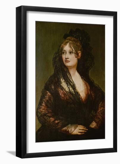 Portrait of the Wife of Juan Cean Bermudez-Suzanne Valadon-Framed Giclee Print