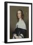 Portrait of the Wife of Nicolas Van Der Haer, 1661 (Oil on Canvas)-Adriaen Hanneman-Framed Giclee Print