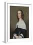 Portrait of the Wife of Nicolas Van Der Haer, 1661 (Oil on Canvas)-Adriaen Hanneman-Framed Giclee Print