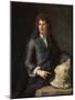 Portrait of the Wood Carver Grinling Gibbons, (1648-172), before 1690-Gotfrey Kneller-Mounted Giclee Print