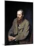 Portrait of the Writer Fyodor Dostoyevsky-Vasily Perov-Mounted Giclee Print