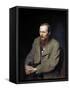 Portrait of the Writer Fyodor Dostoyevsky-Vasily Perov-Framed Stretched Canvas