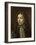 Portrait of Thedoor Netscher, the Painters Oldest Son, Caspar Netscher, 1684-Caspar Netscher-Framed Art Print