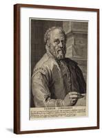 Portrait of Theodore Cornhert-Hendrik Goltzius-Framed Giclee Print