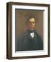 Portrait of Theodore Cuenot, 1847-Gustave Courbet-Framed Giclee Print