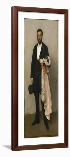 Portrait of Theodore Duret, 1883-James Abbott McNeill Whistler-Framed Giclee Print