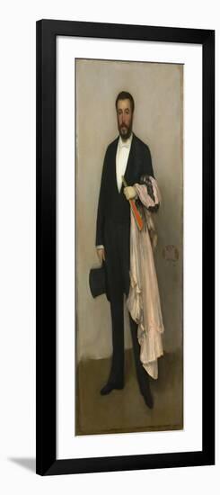 Portrait of Theodore Duret, 1883-James Abbott McNeill Whistler-Framed Giclee Print