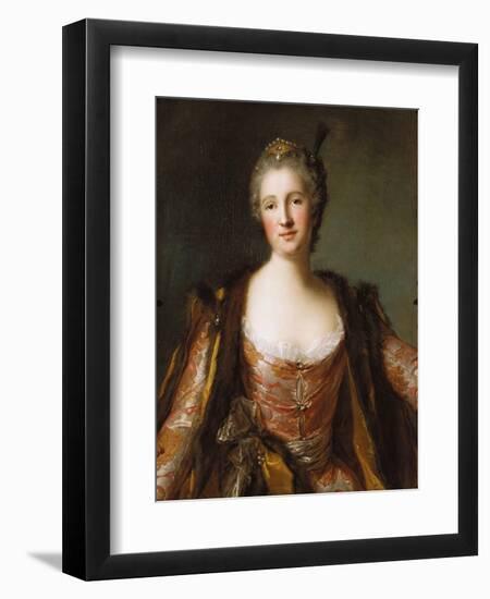 Portrait of Theodore Elisabeth, Catherine De Besenval, Marquise De Broglie, 1742-Hendrik Avercamp-Framed Premium Giclee Print