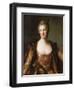 Portrait of Theodore Elisabeth, Catherine De Besenval, Marquise De Broglie, 1742-Hendrik Avercamp-Framed Premium Giclee Print