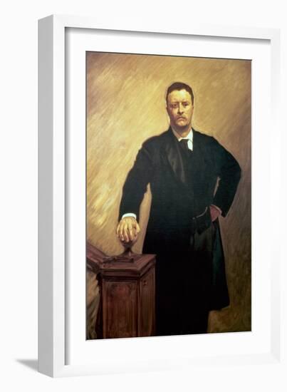 Portrait of Theodore Roosevelt-John Sutton-Framed Giclee Print