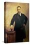 Portrait of Theodore Roosevelt-John Sutton-Stretched Canvas