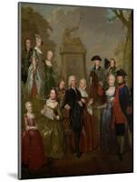 Portrait of Theodorus Bisdom Van Vliet and His Family, Jan Stolker.-Jan Stolker-Mounted Art Print