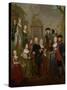 Portrait of Theodorus Bisdom Van Vliet and His Family, Jan Stolker.-Jan Stolker-Stretched Canvas