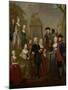 Portrait of Theodorus Bisdom Van Vliet and His Family, Jan Stolker.-Jan Stolker-Mounted Art Print